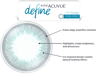 acuvue define highlight and sharpen your eyes with distinctive