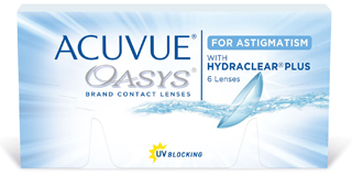 J&J Acuvue Oasys for Astigmatism 6 pack