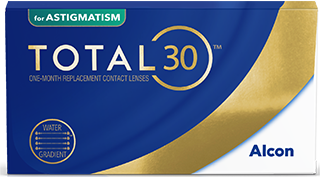 TOTAL30® for Astigmatism – Toric Monthly Contact Lenses (6 Pack)