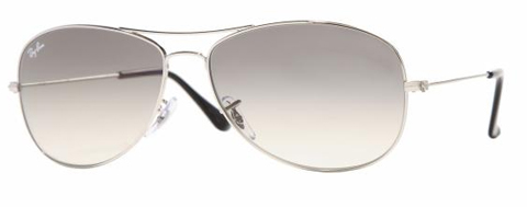 Ray Ban Cockpit Silver Gray Gradient