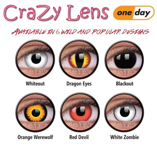 ColourVue Crazy Lens One Day Non Prescription Lens